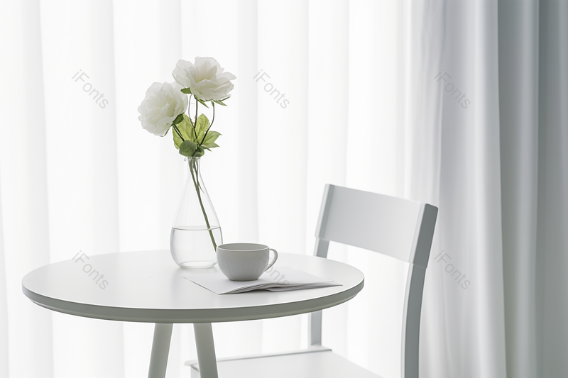 白色大气家居场景午后时刻,高清,摄影图,摄影图片,图片大全,摄影图免费下载